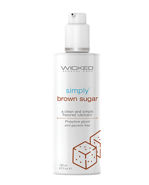 Lubrifiant Wicked Sensual Care Simply à base d'eau - 118 ml Sucre brun