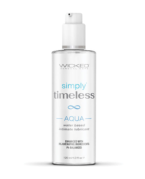 Wicked Sensual Care Simply Timeless Aqua Lubricante a base de agua - 4 oz