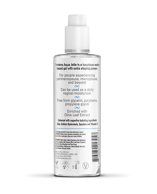 Lubricante a base de agua Wicked Sensual Care Simply Timeless Aqua Jelle - 4 oz