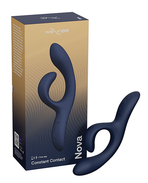 Vibromasseur point G We-Vibe Nova 2 | Vibromasseur lapin flexible | Vibromasseur connecté Midnight | Meilleur vibromasseur pour femme