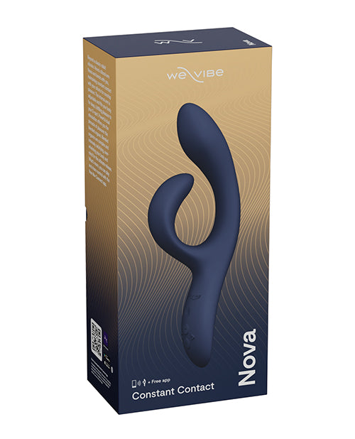 Vibromasseur point G We-Vibe Nova 2 | Vibromasseur lapin flexible | Vibromasseur connecté Midnight | Meilleur vibromasseur pour femme