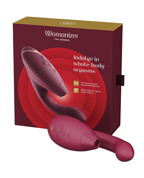 Womanizer Duo 2 Clitoridien & Point G Lapin - Bordeaux