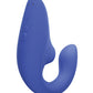 Vibromasseur Rabbit à air pulsé Womanizer Blend Pleasure - Bleu vif