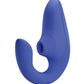 Vibromasseur Rabbit à air pulsé Womanizer Blend Pleasure - Bleu vif
