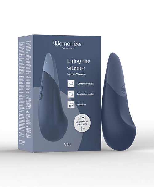 Vibrador Clitoriano Silencioso Womanizer Vibe - Azul Oscuro