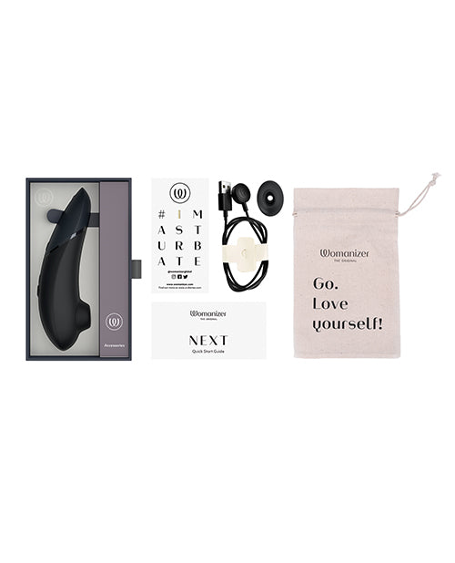 Womanizer Next 3D Climax Control Pleasure Air - Noir
