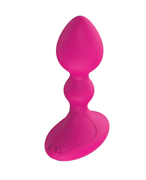 Vibrador recargable con control remoto Pink Elephant Lil Rumble - Rosa