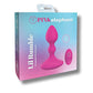 Vibrador recargable con control remoto Pink Elephant Lil Rumble - Rosa