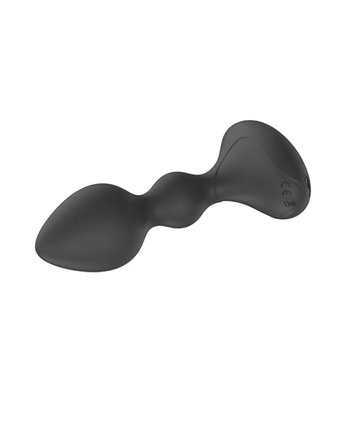 Vibromasseur rechargeable Pink Elephant Lil Rumble avec télécommande - Noir