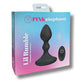 Vibromasseur rechargeable Pink Elephant Lil Rumble avec télécommande - Noir