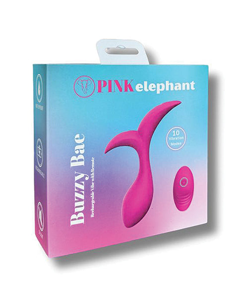 Pink Elephant Buzzy Bae Vibromasseur rechargeable avec télécommande - Rose