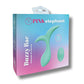 Vibrador recargable Pink Elephant Buzzy Bae con control remoto - Aqua