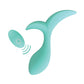 Vibrador recargable Pink Elephant Buzzy Bae con control remoto - Aqua