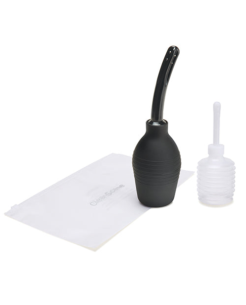CleanScene Juego de Ducha Vaginal/Rectal Grado Médico de 4 Piezas con Boquilla Suave