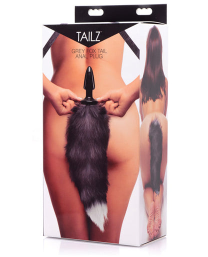 Plug anal queue de renard gris Tailz