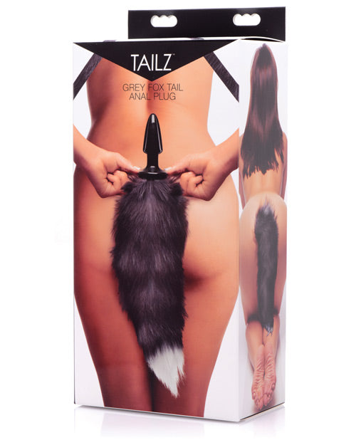 Plug anal queue de renard gris Tailz