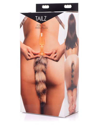 Plug anal en verre queue de renard Tailz