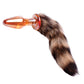 Plug anal en verre queue de renard Tailz