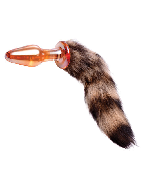 Plug anal en verre queue de renard Tailz