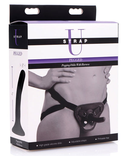 Dildo Strap U Pegged con arnés