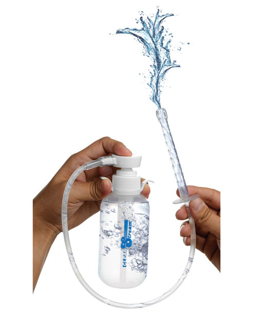 Cleanstream botella de enema de acción de bomba con boquilla