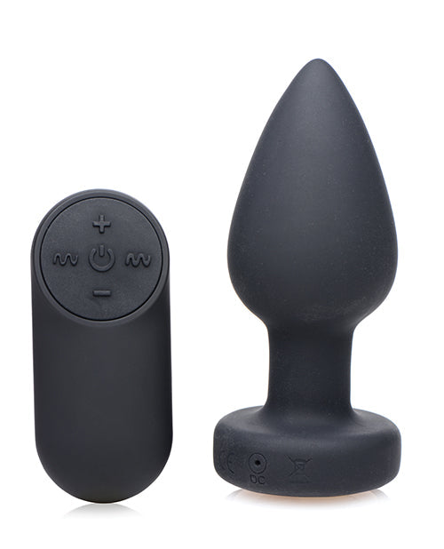 Booty Sparks Plug vibrant en silicone à LED - Petit