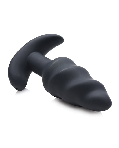 Bang ! Plug anal vibrant 21 vitesses avec télécommande – Noir