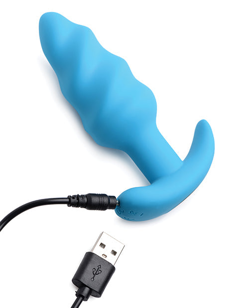 Bang! Plug Anal Vibrant 21X avec Télécommande - Bleu