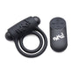 Anillo vibrador para pene y bala con control remoto - Negro