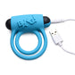 Anillo Vibrador para Pene y Bala con Control Remoto – Azul