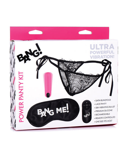 Bang! Kit de bragas de poder y antifaz - Rosa