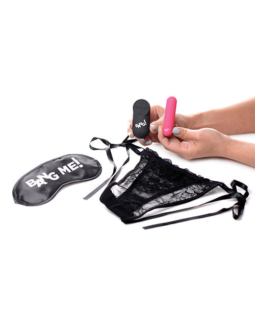 Bang! Kit de bragas de poder y antifaz - Rosa