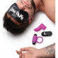 ¡Pum! Kit para parejas con bala RC, antifaz, anillo para el pene y vibrador de dedo - Morado
