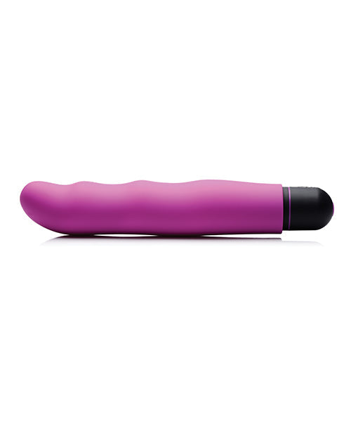 Gode Vibrant Bang | Gode Manchon XL en Silicone Ondulé Balle | Gode Violet Étanche