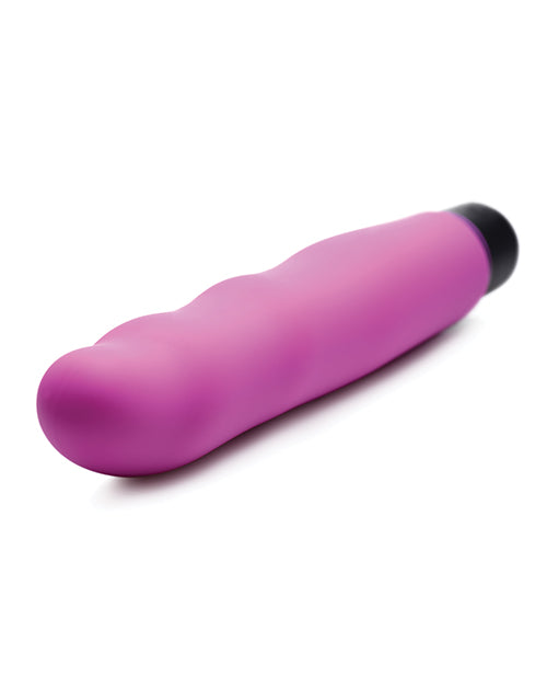 Gode Vibrant Bang | Gode Manchon XL en Silicone Ondulé Balle | Gode Violet Étanche