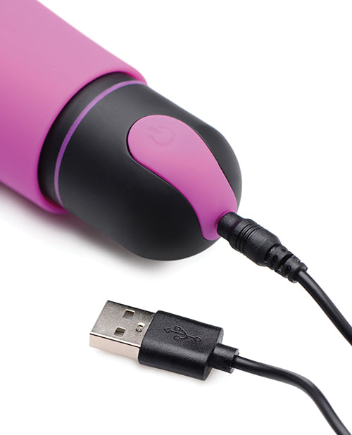 Gode Vibrant Bang | Gode Manchon XL en Silicone Ondulé Balle | Gode Violet Étanche