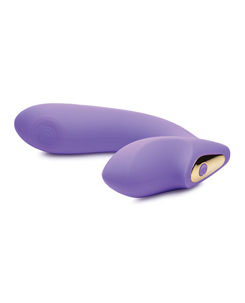 Inmi 10x G-Tap Vibrador de Silicona G-Spot con Golpeteo - Morado