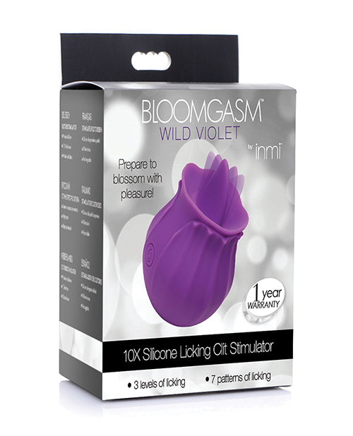 Inmi Bloomgasm Estimulador de Lamido Violeta Salvaje 10X - Morado