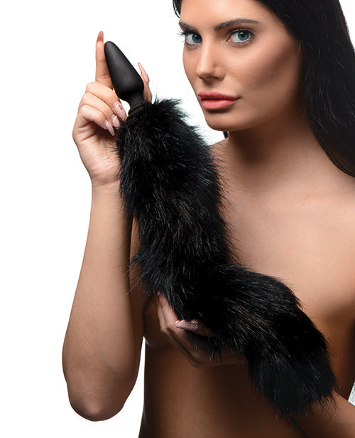 Queue de renard interchangeable à clipser Tailz – Noire