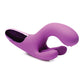 Vibrador de punto G Bang 10X | Vibrador de triple conejo | Vibrador de clítoris morado de 3 velocidades | Mejor vibrador para mujeres