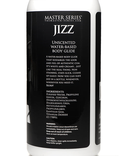 Lubrifiant Corporel à Base d'Eau Inodore Master Series Jizz - 34oz