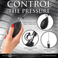 Master Series Ass Rattler Tapón Anal Inflable Ponderado de Silicona - Negro