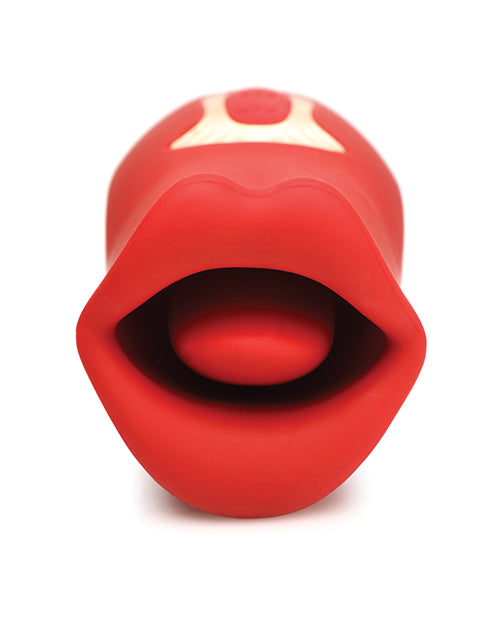 Shegasm Lickgasm Kiss + Tell Estimulador de Clítoris de Silicona para Besos y Vibración - Rojo