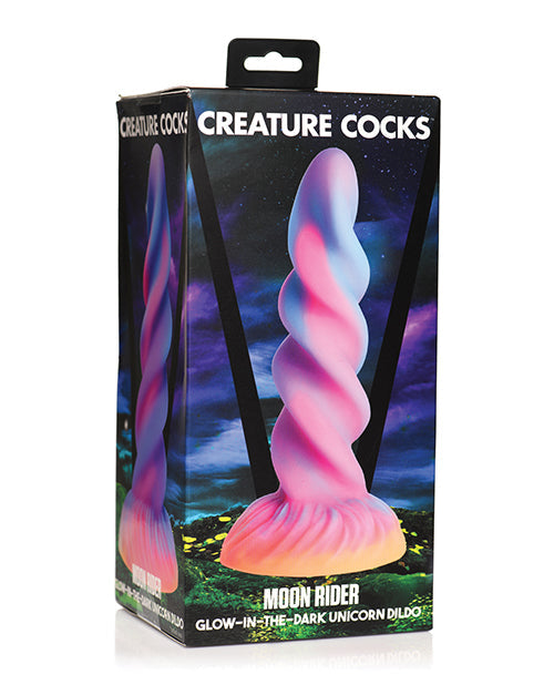 Créature Phallus Gros Godemichet | Licorne Moon Rider Gros Godemichet | Godemichet Ventouse qui Brille dans le Noir