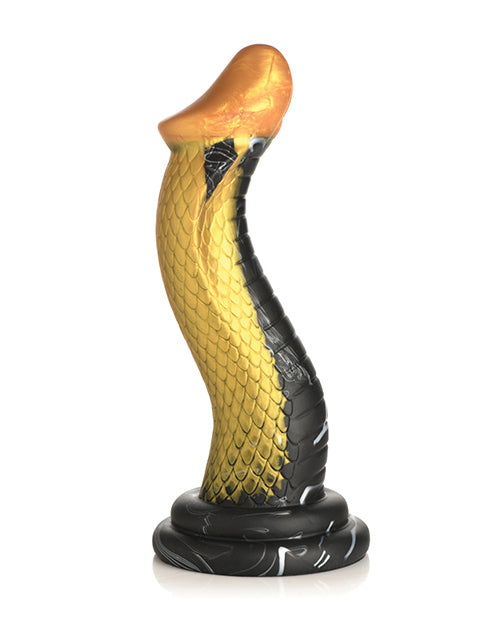 Gode réaliste Creature Cocks | Gros gode Golden Mamba | Gode à ventouse