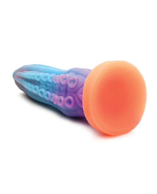 Godemichet Créature Pénis Géant | Gros Godemichet en Silicone Tenta-Pénis | Godemichet Ventouse qui Brille dans le Noir