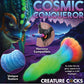 Pénis artificiel réaliste Créature | Pénis artificiel phosphorescent galactique à ventouse