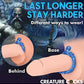 Anneau pénien en silicone octo Creature Cocks Poseidon - Bleu