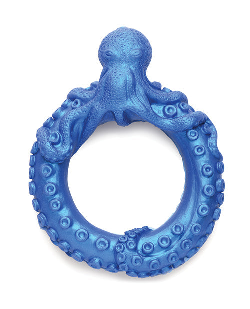 Anneau pénien en silicone octo Creature Cocks Poseidon - Bleu
