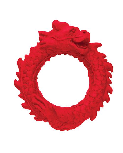 Bague de pénis en silicone Creature Cocks Rise of the Dragon - Rouge